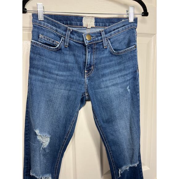 Current Elliot Straight Leg Denim Jean Limitless Destroy Released Hem Capsule - Picture 3 of 11